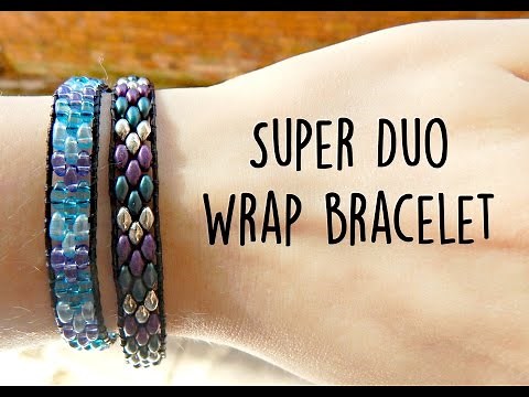 DIY Twin Bead/Super Duo Wrap Ladder Bracelet ¦ The Corner of Craft