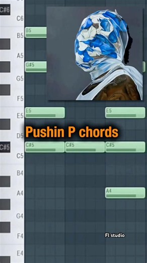GUNNA PUSHIN P fl studio chord break down #flstudio #flstudiotips