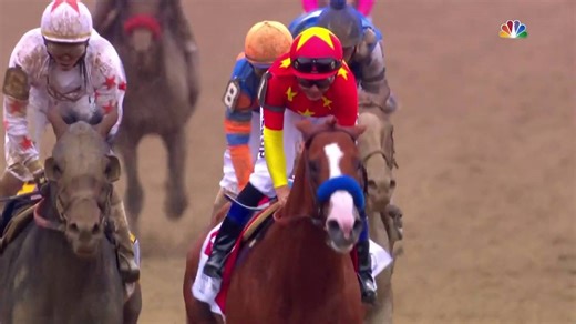 Witness history! Justify becomes the 13th horse to win the Triple Crown! Watch the full Belmont Stakes race replay here👇 | NBC Sports