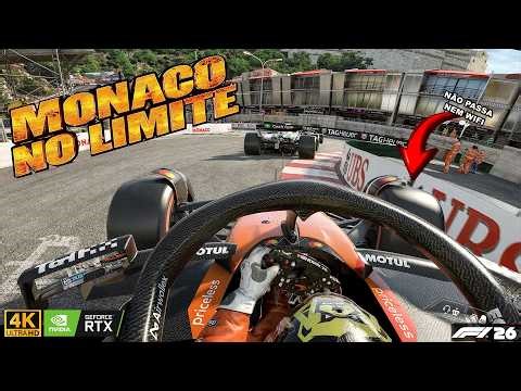 O PODIO INSANOOOO EM MÔNACO 💥💥| Modo Carreira (Ultra Realista) F1 26 MOD