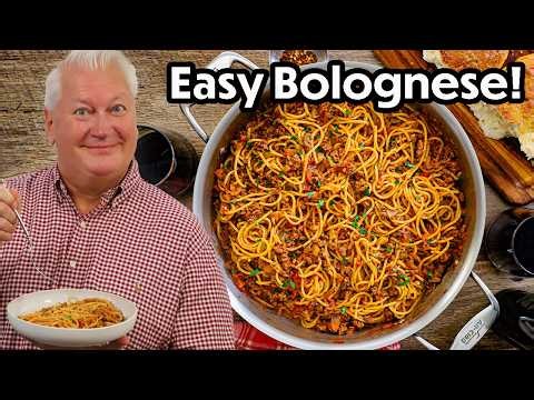 This Spaghetti Bolognese Tastes Like It Simmered All Day (But Takes 40 Min!)