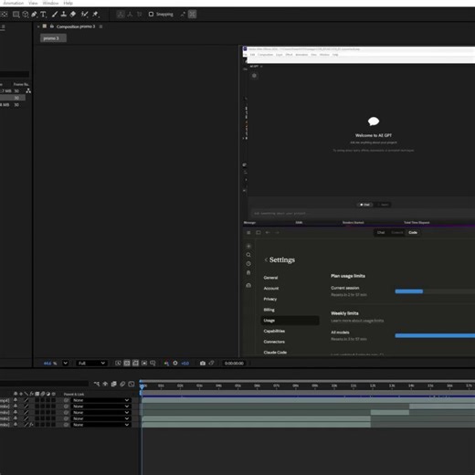 using Claude Code inside After Effects to get things done