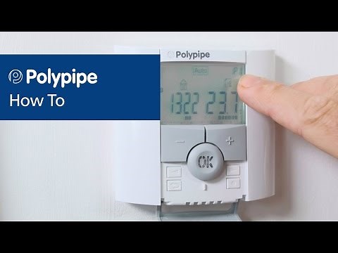 Programming Polypipe Thermostats | Polypipe Underfloor Heating