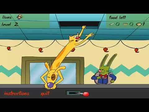 CatDog: CatDog's All You Can't Eat Game (1998) Gameplay