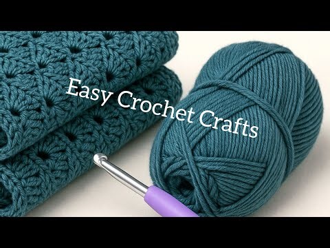 WOW! ONLY 2 ROWS! I've never seen this Easy Crochet stitch before