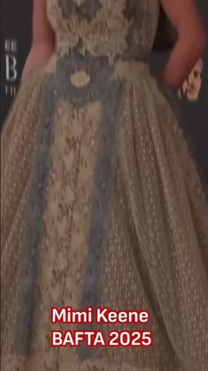 ¡MIMI KEENE en la alfombra roja de los BAFTA 2025! | PREMIOS BAFTA 2025