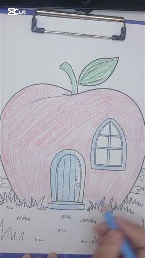 Coloring Apple 🍎 for Kids | Fun Kids Coloring)