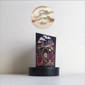 Ethereal Snowscape 2D Shadow Box Card, Magical Print Greeting, Christmas, Nature Lovers, Thank You, Happy Birthday, Enchanted Trees Gift - Etsy