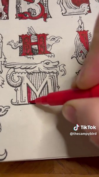 Dragons-Inspired Typeface Design