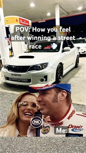 Winning a Street Race Got You Feeling Like Ricky Bobby 😂🏎️ #shorts #streetrace #streetracing #cars