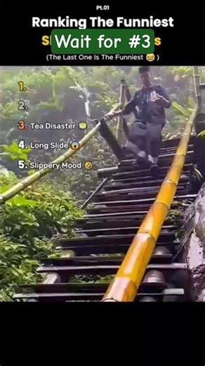 Ranking Funniest Slippery Moments 😂 Wait for #3