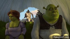Are we there yet? - Shrek 2 on Make a GIF