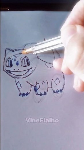 how to draw Bulbasaur! #drawing #art #pendrawing #anime #pencildrawing #sketch #draw #drawings