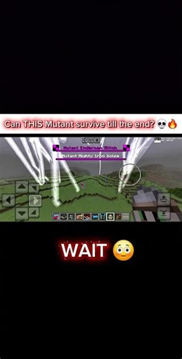 I Tested the STRONGEST Mutant 😱 #shorts part 1 #minecraft#shorts#mutantmod#minecraftmods