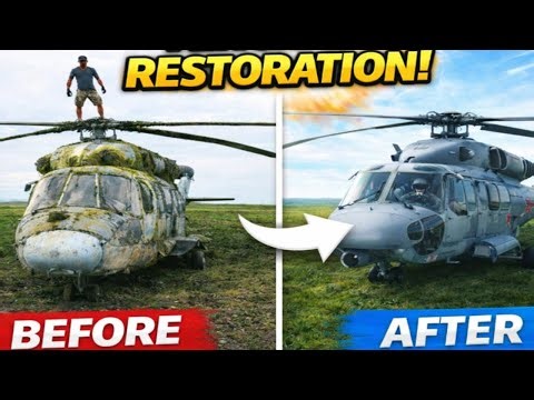 Inside Helicopter Restoration! #nextgenmanufacturing
