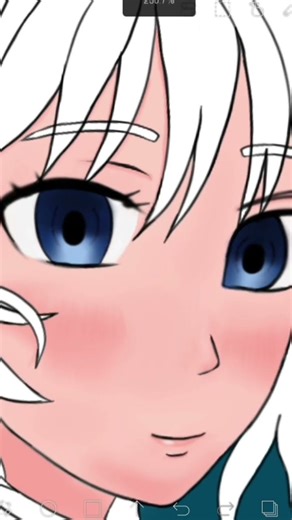 Trending Anime Waguri 🌸 Glowing Eyes ✨Tutorial #wagurikaoruko #speedpaint #rendering