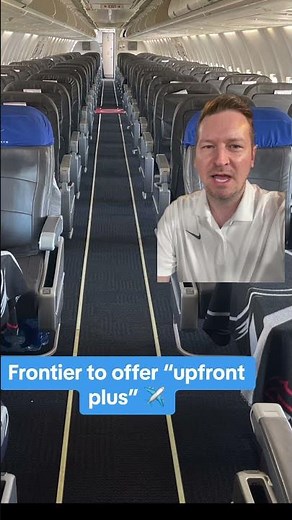 Frontier Airlines new seating option #plane #airportlife