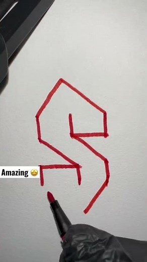 How to draw a special “S” letter😱? :)