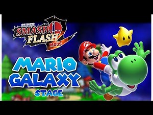 SSF2 BETA MODS: Mario Galaxy Stage (omega) | Animcreepha