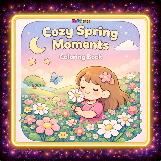 Cozy Spring Moments Coloring Book for Adults | Cute Kawaii Spring Coloring Pages | Relaxing Cozy Aesthetic Stress Relief Gift - Etsy
