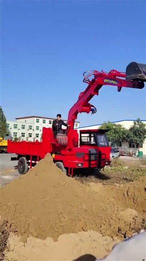 Truck-Mounted Crane Excavator, Four-Wheel Drive Crane Excavator,Heavy Equipment, Hydraulic Excavator