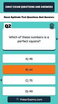 Gmat Aptitude Test Questions And Answers