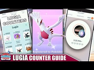 THE *SHINY LUGIA* COUNTER GUIDE! 100 IVs, MOVESET & WEAKNESS - PSYCHIC RAID BOSS - | Pokémon Go