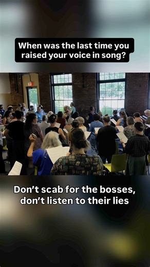 Florence Reece wrote this song in 1931 during a massive coal strike in Harlan County KY. It was important then and is still important now. Thanks to all who came to raise their voices with us yesterday in our Boston area harmony singing workshop—join us in Brooklyn next week to add your voice to the choir! Tix.windbornesingers.com #singout #raiseyourvoice #whichsideareyouon #vocalharmony #singingworkshop #folkmusic | Windborne