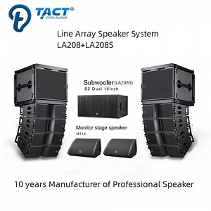 [Hot Item] La208 Tact Brand Neodymium High Driver Line Array Speaker for Rental and Touring