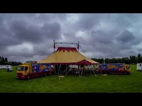 Circus Wonderland Tent Going Up