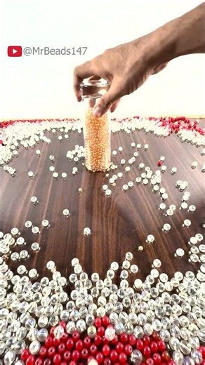 Hypnotic backward beads ASMR visuals #asmrvideo #oddlysatisfying #reverse