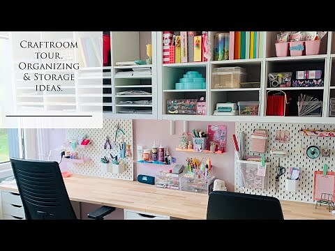 ⭐️ New Craft Room Tour | IKEA Storaging & organization ideas. ⭐️