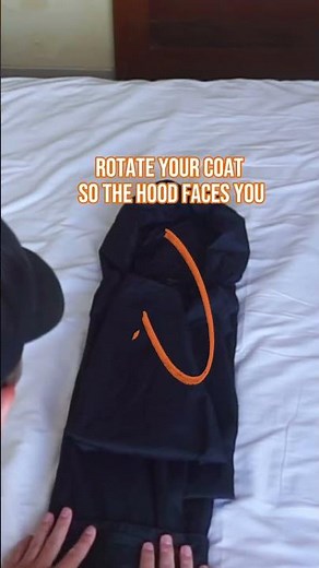 How to Fold a Coat For Packing Compact (Roll Jacket For Travel)