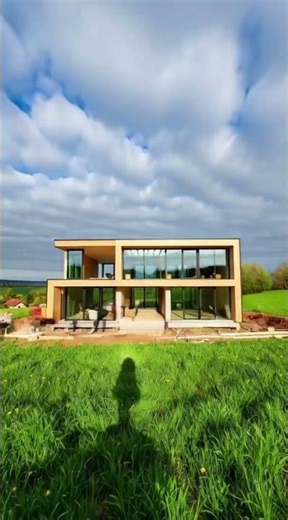 Modern Minimalist House Construction in Countryside | Luxury Architecture Timelapse 🏡
