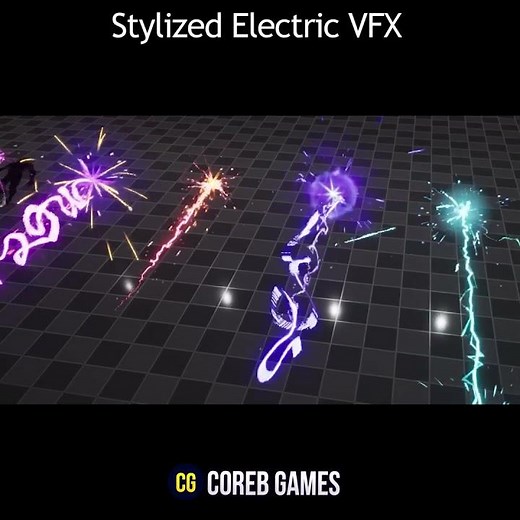 Charge Up Your Game with Stunning Electric Effects! #shorts #ue5