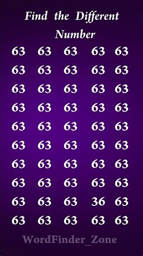 Find the Different Number | Maths Quiz Puzzle #quiz #maths #puzzle