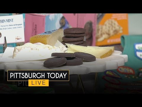 Girl Scout Cookies and cheese, the pairing you didn't know you needed!