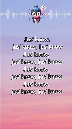 Jus Know Lyrics 🐧 #BlackMayo #JusKnow #lyrics #song #music