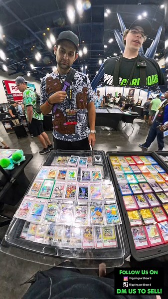 I WOULDNT LET HIM SELL ME HIS CARDS! #pokemon #collectacon #show #pikachu #vendor #youtube #money #seller #pokemoncards #vendorpov #po #pov #povs