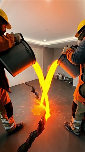 Lava River Luxury Bedroom Epoxy Makeover 🌋 Straight Fire Transformation! #epoxy #epoxyart