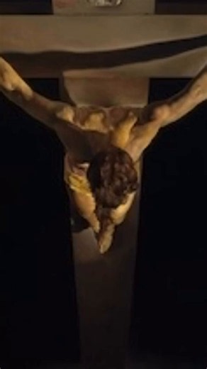 Look at this crucifixion. There are no nails. There is no blood, no wound, no crown of thorns. And you are not looking up at Christ, the way every crucifixion in history has asked you to. You are looking down at him, from above, as if you were God...The painting is Christ of Saint John of the Cross, made by Salvador Dalí in 1951, and it hangs in the Kelvingrove Art Gallery in Glasgow. It began, as so much of Dalí's work did, with a dream.He had been struck by a small, almost crude drawing made i