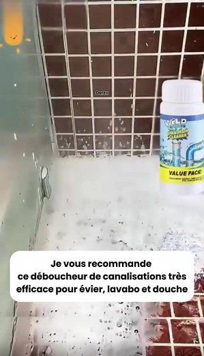 Canalisation bouchée ? Versez ce Déboucheur Express dans votre évier, lavabo ou douche. Il dissout rapidement graisse, cheveux et saletés qui bloquent l’eau. En quelques minutes, votre canalisation coule normalement.