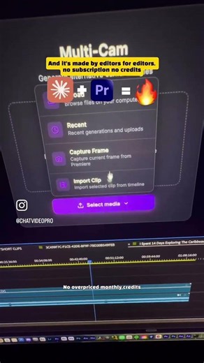 AI Plugin Makes Premiere Pro 10x Faster #claude #ai #reels