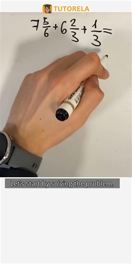 Adding Mixed Numbers: 7 5/6 and More Explained #Math #AssociativeProperty #MixedFractions