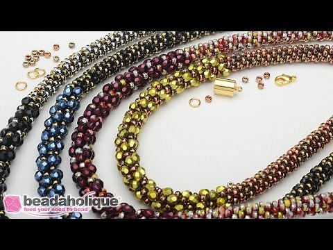 How to Make the Deluxe Beaded Kumihimo Necklace Kit