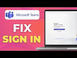 How to Fix Microsoft Teams Sign In Problem