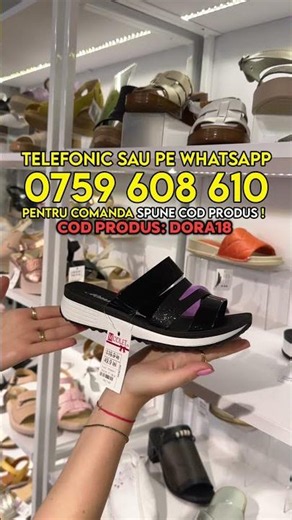 Papuci dama cu platforma si glitter DORA18 #shoes #papuci