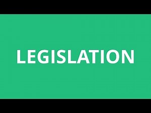 How To Pronounce Legislation - Pronunciation Academy