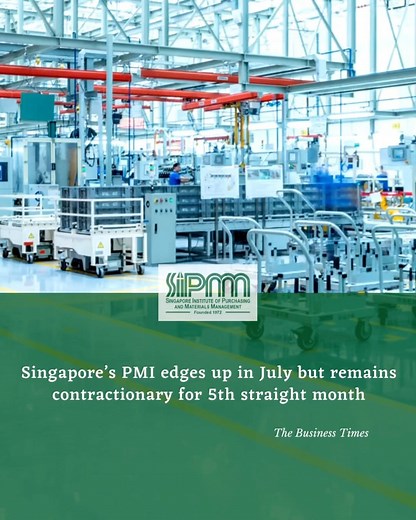 SINGAPORE’S Purchasing Managers’ Index (PMI) reading inched up 0.1...