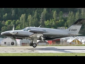 Piper PA-31T Cheyenne II Landing